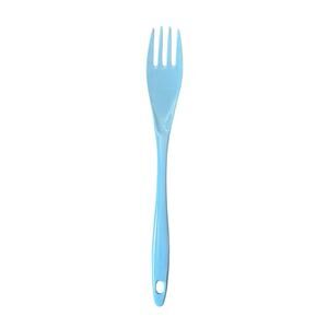 Vintage Melamine Serving Fork Blue Taiwan 074 Salad Pasta Utensil Retro Kitchen